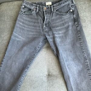 EUC Todd Snyder Slim Fit Button Front Black Jeans 32 x 30